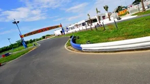 Tracé du circuit de karting de 700 mètres à Pérols, Montpellier